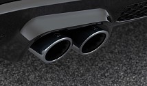 TAILPIPES BLACK CHROME